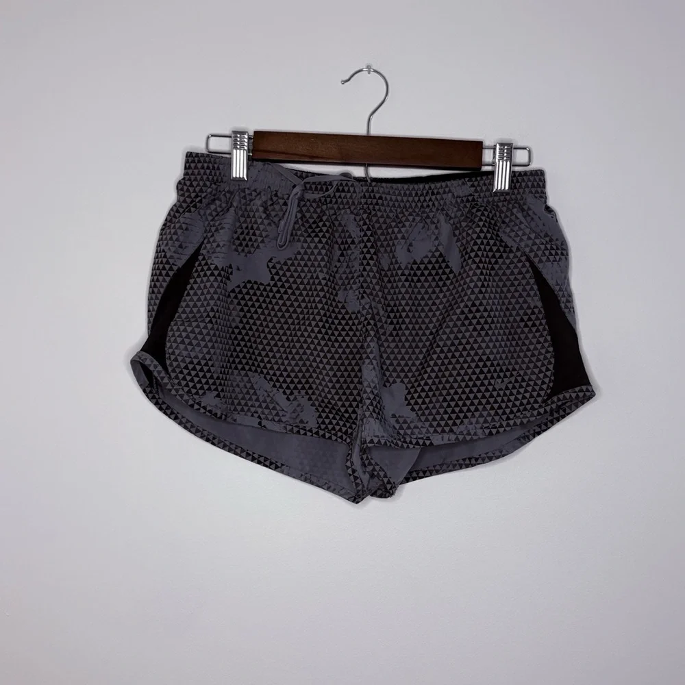 Nike Women's Medium Black and Gray Athletic Shorts